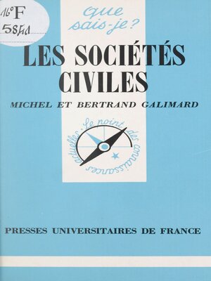 cover image of Les sociétés civiles